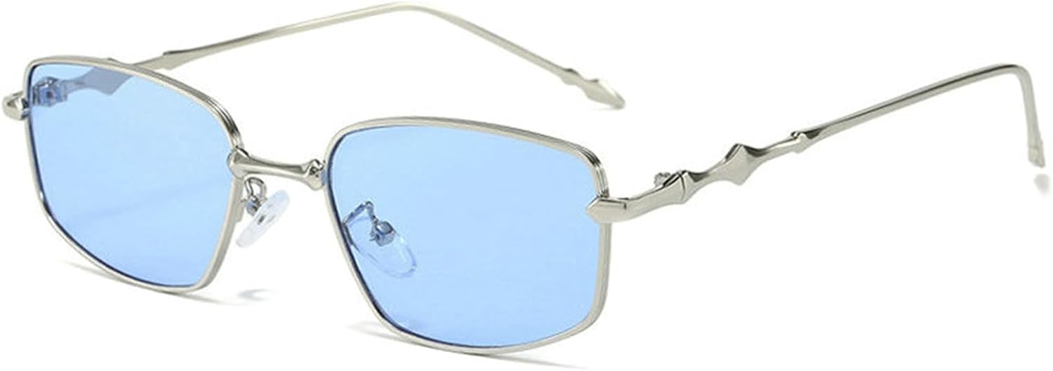 Винтажные солнцезащитные очки Helena маленького прямоугольного размера для женщин и мужчин, в стиле ретро, с квадратной металлической оправой, необычной формой дужек, в стиле панк, S67, Blue
Винтажные солнцезащитные очки Helena маленького прямоугольного размера для женщин и мужчин, в стиле ретро, с квадратной металлической оправой, необычной формой дужек, в стиле панк, S67, Blue