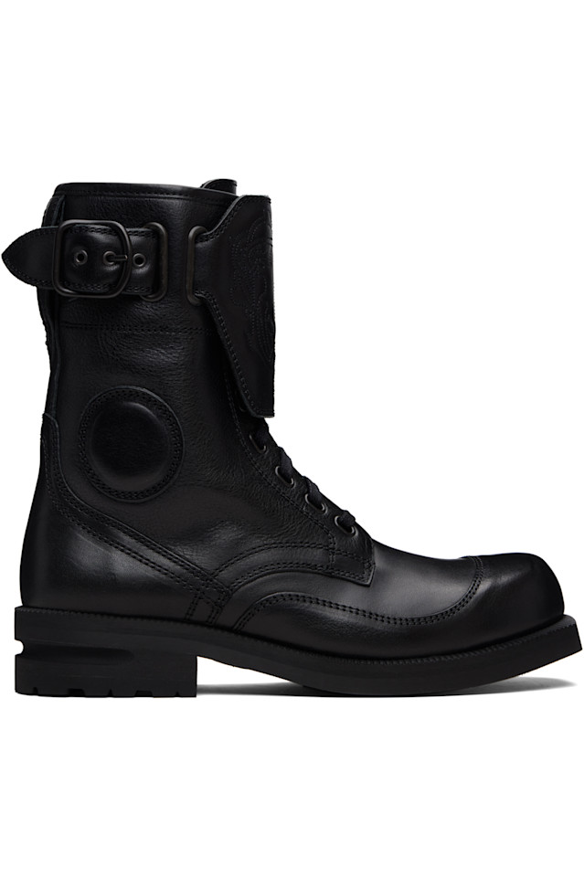 Kiko Kostadinov Черные военные ботинки Фитц
Kiko Kostadinov Черные военные ботинки Фитц