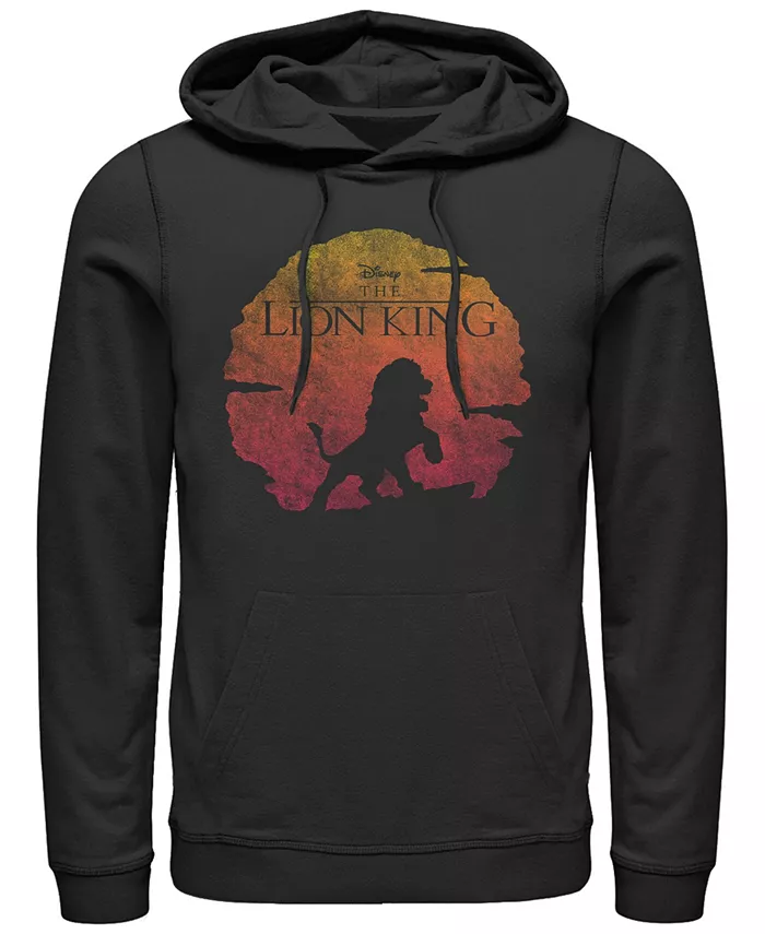 Джентльменский худи Disney с принтом "Король Лев" в винтажном стиле и логотипом заката Fifth Sun, черный 
Джентльменский худи Disney с принтом "Король Лев" в винтажном стиле и логотипом заката Fifth Sun, черный