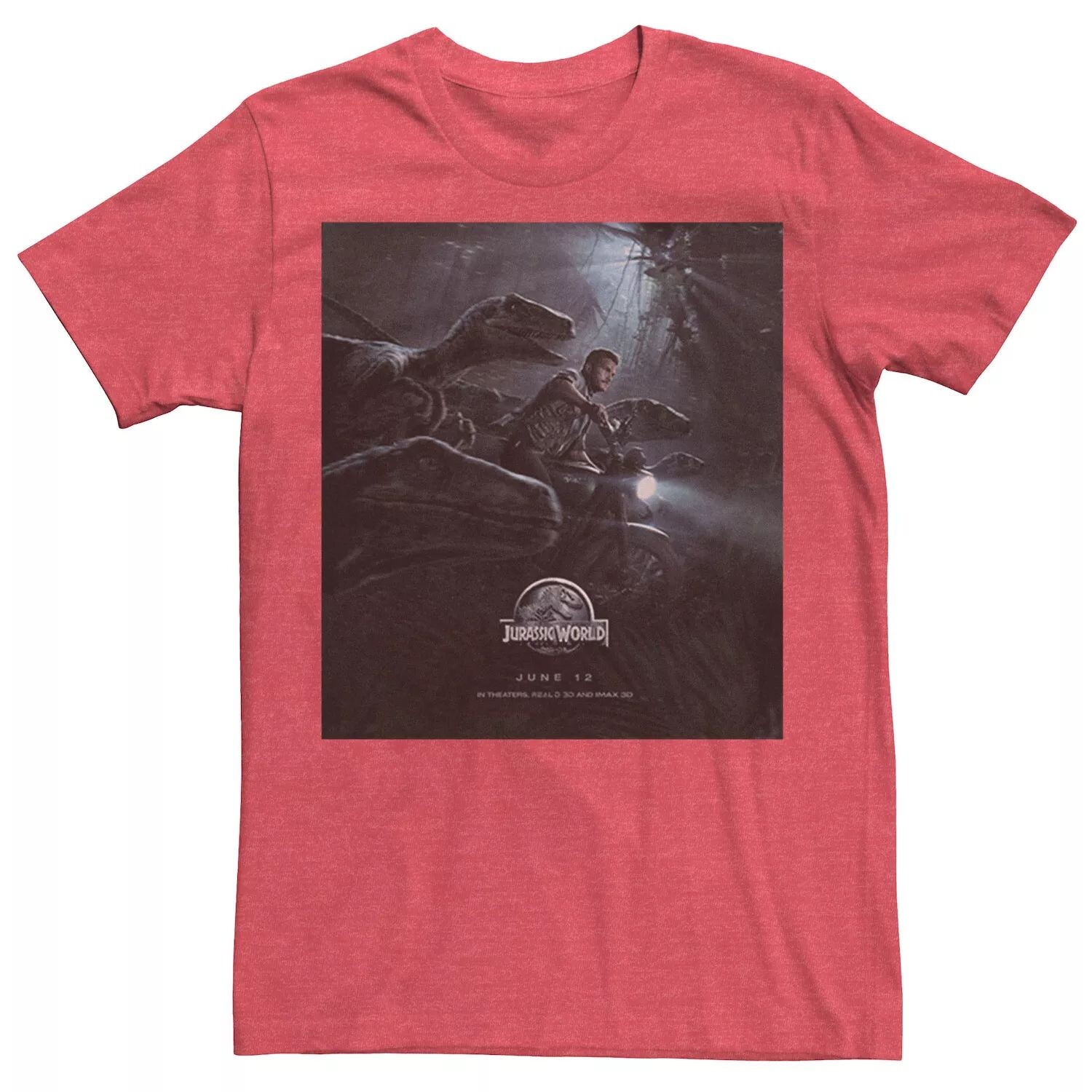 Мужская футболка с постером фильма Owen Ride Raptor Jurassic World
Мужская футболка с постером фильма Owen Ride Raptor Jurassic World