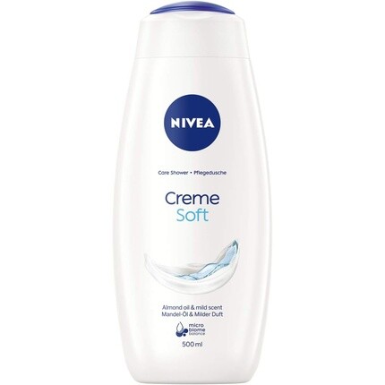Creme Мягкий кремовый гель для душа 500мл, Nivea
Creme Мягкий кремовый гель для душа 500мл, Nivea