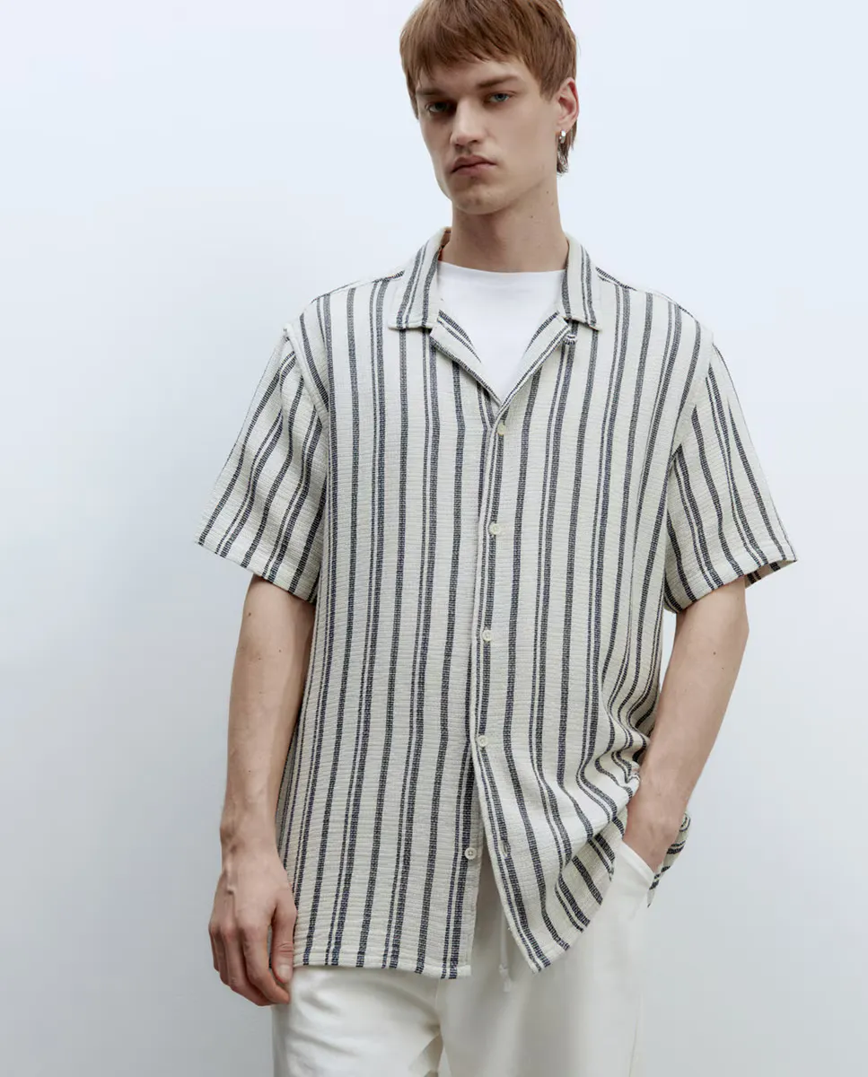 Полосатая деревенская рубашка Sfera, темно-синий
Полосатая деревенская рубашка Sfera, темно-синий