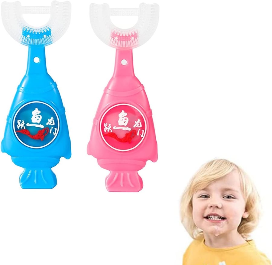 2x детская зубная щетка 360 градусов U-типа Inna marka
2x детская зубная щетка 360 градусов U-типа Inna marka