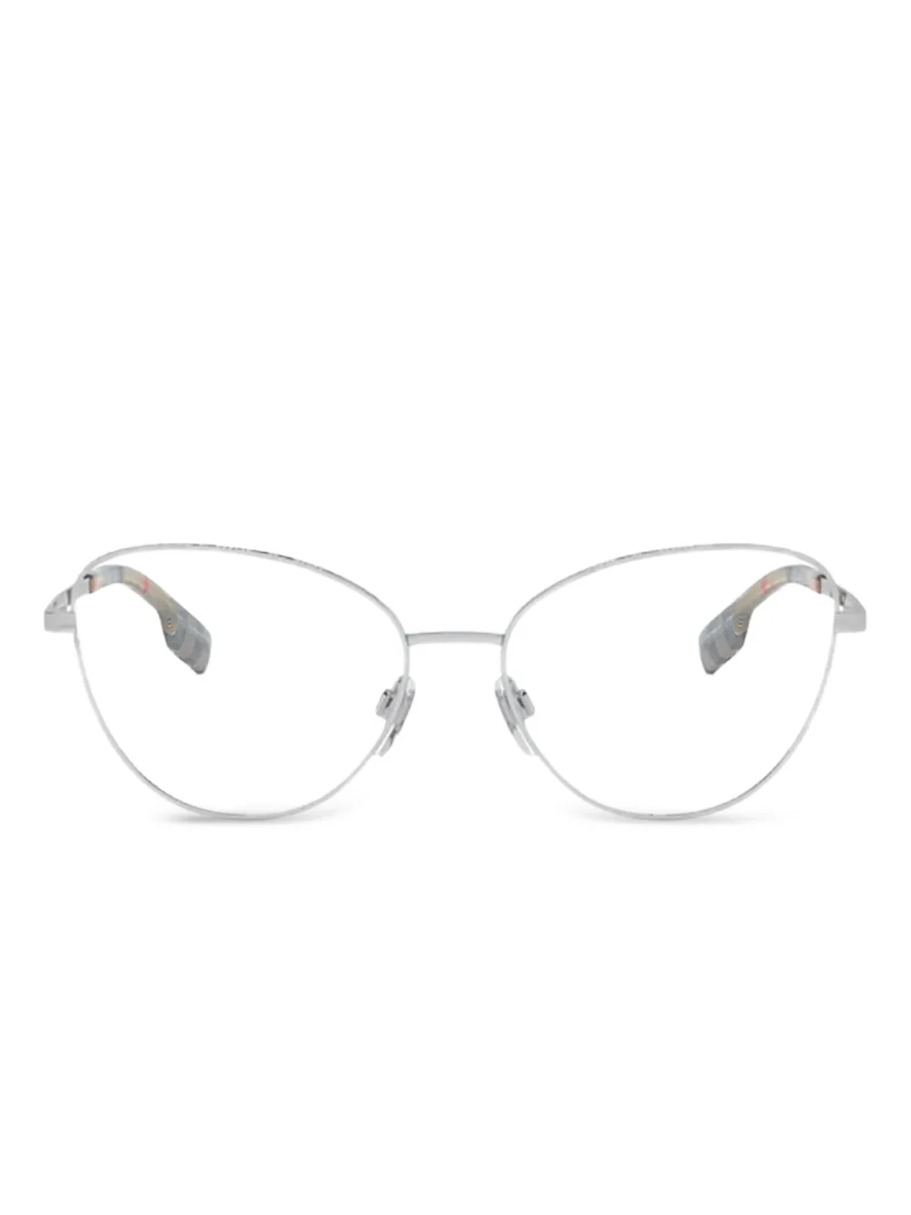 Очки в оправе 'кошачий глаз' Burberry Eyewear, серебряный
Очки в оправе 'кошачий глаз' Burberry Eyewear, серебряный