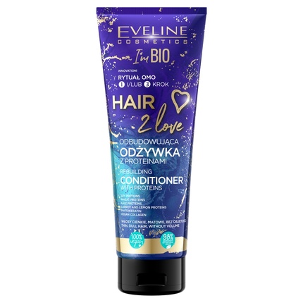 Кондиционер для восстановления волос Hair 2 Love Protein для тонких и плоских волос 250 мл Eveline
Кондиционер для восстановления волос Hair 2 Love Protein для тонких и плоских волос 250 мл Eveline