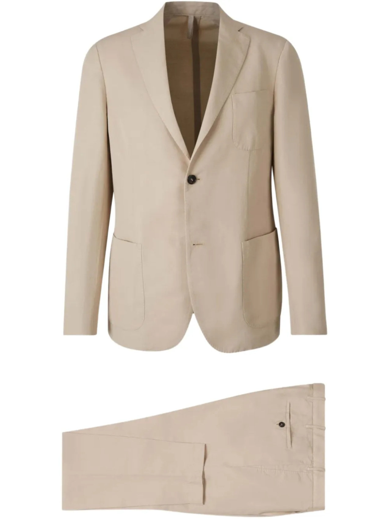 Однобортный костюм Incotex, нейтральный
Однобортный костюм Incotex, нейтральный