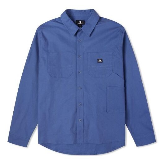 Рубашка carpenter pocket button down long sleeve shirt 'vintage blue' Converse, синий
Рубашка carpenter pocket button down long sleeve shirt 'vintage blue' Converse, синий