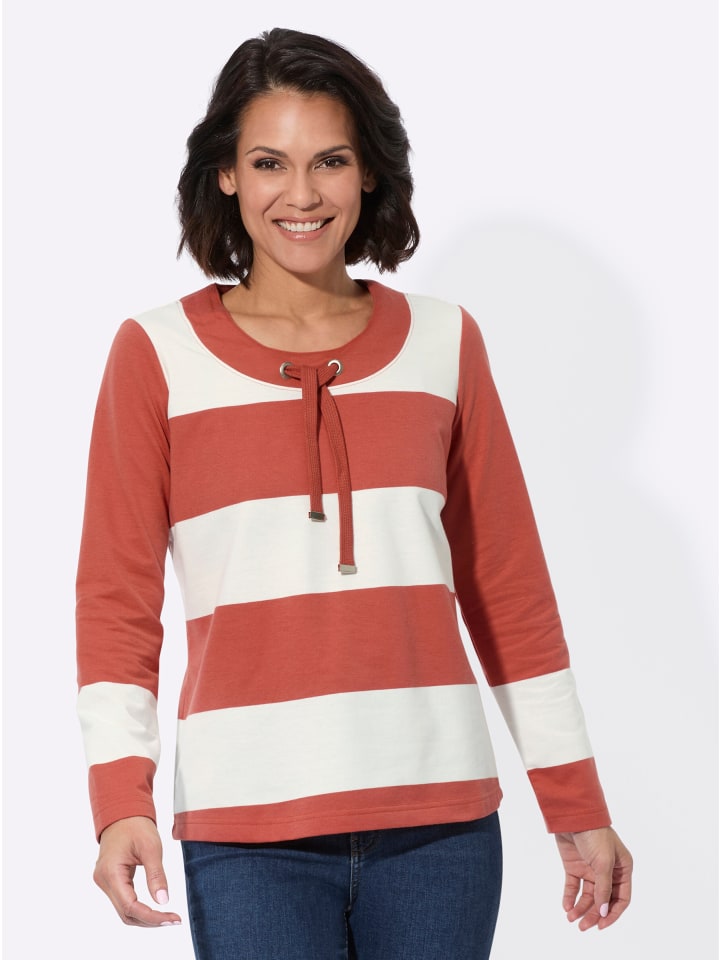 Толстовка в полоску цвета терра-экрю WITT WEIDEN, Белый, Толстовка в полоску цвета терра-экрю WITT WEIDEN
Толстовка в полоску цвета терра-экрю WITT WEIDEN, Белый, Толстовка в полоску цвета терра-экрю WITT WEIDEN