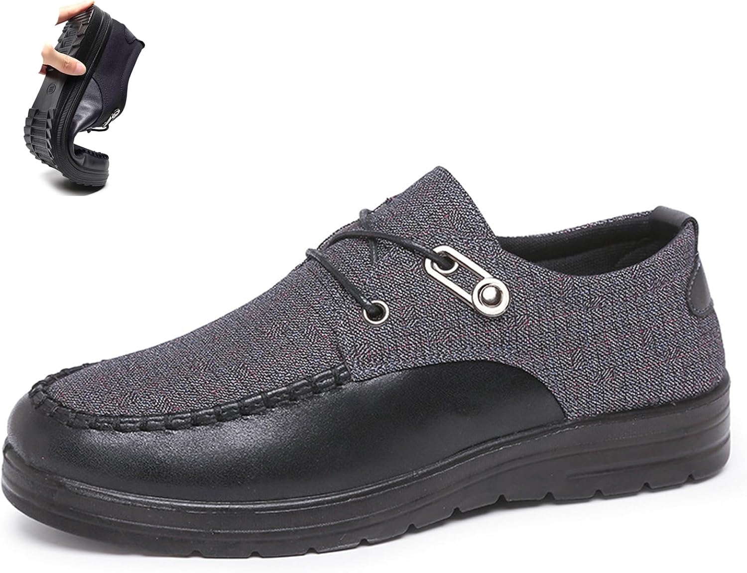 Мужские кеды из канвы на шнуровке, модные повседневные мокасины с мягкой подошвой, прогулочные лодочные туфли, удобная нескользящая обувь для работы Amazideal, серый
Мужские кеды из канвы на шнуровке, модные повседневные мокасины с мягкой подошвой, прогулочные лодочные туфли, удобная нескользящая обувь для работы Amazideal, серый