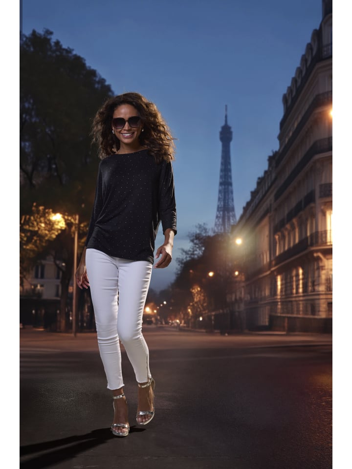 черная рубашка с круглым вырезом LASCANA
черная рубашка с круглым вырезом LASCANA