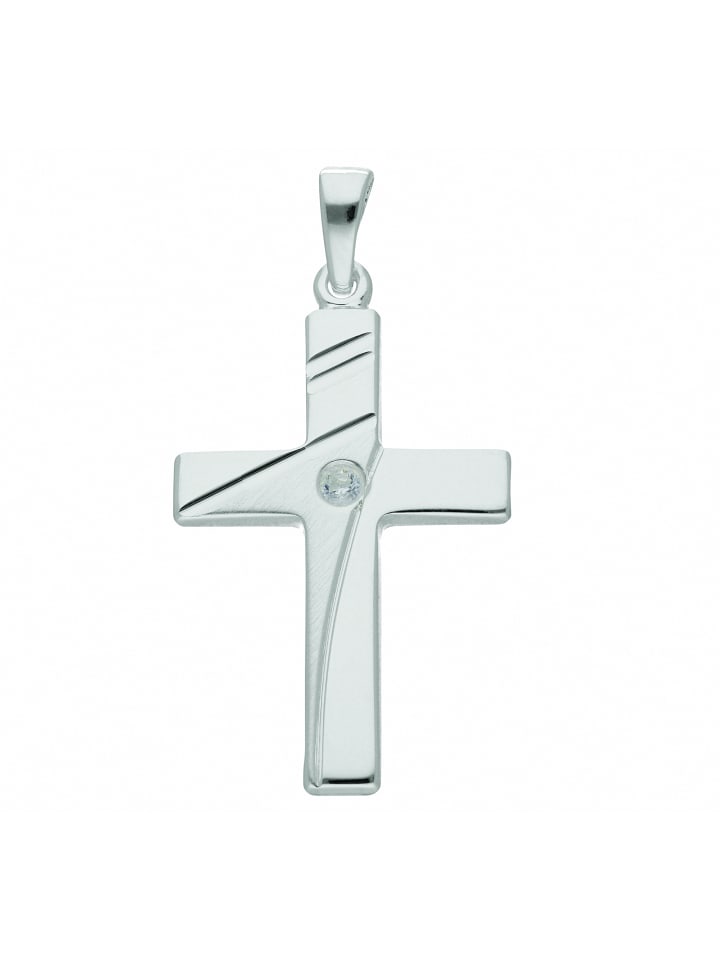 Adeliás Подвеска в виде креста из серебра 925 пробы с кубическим цирконием для женщин и мужчин
Adeliás Подвеска в виде креста из серебра 925 пробы с кубическим цирконием для женщин и мужчин