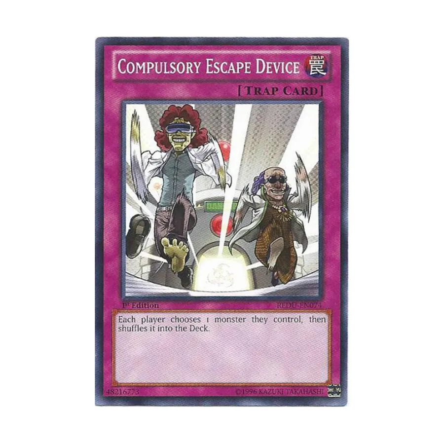 CCG Обязательное аварийное устройство (обычное), Yu-Gi-Oh - Return of the Duelist - Singles
CCG Обязательное аварийное устройство (обычное), Yu-Gi-Oh - Return of the Duelist - Singles