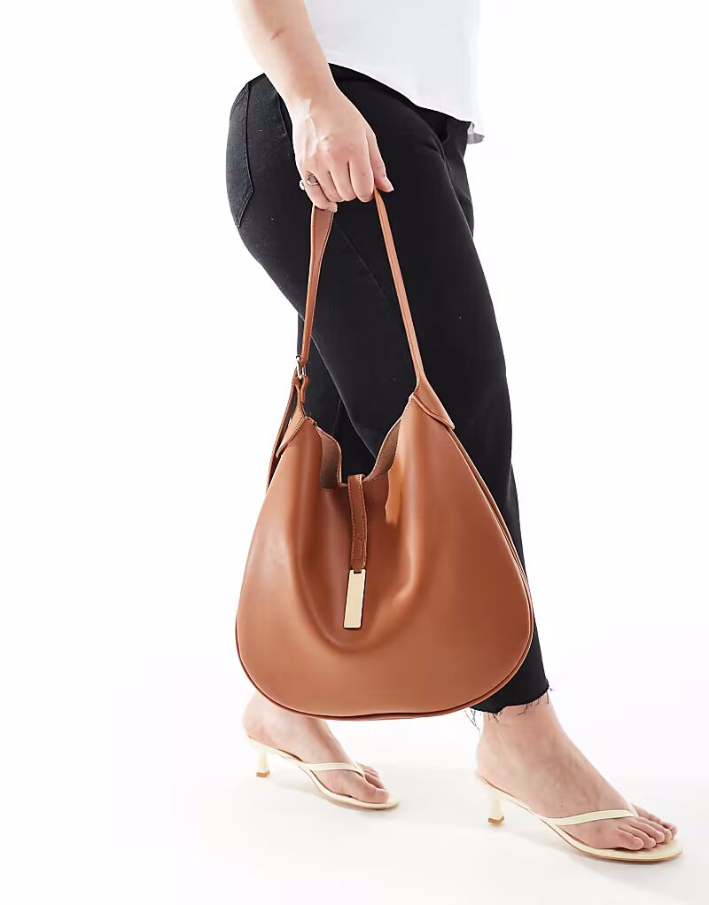 Гламурная сумка через плечо с застежкой-пряжкой коричневого цвета Glamorous
Гламурная сумка через плечо с застежкой-пряжкой коричневого цвета Glamorous