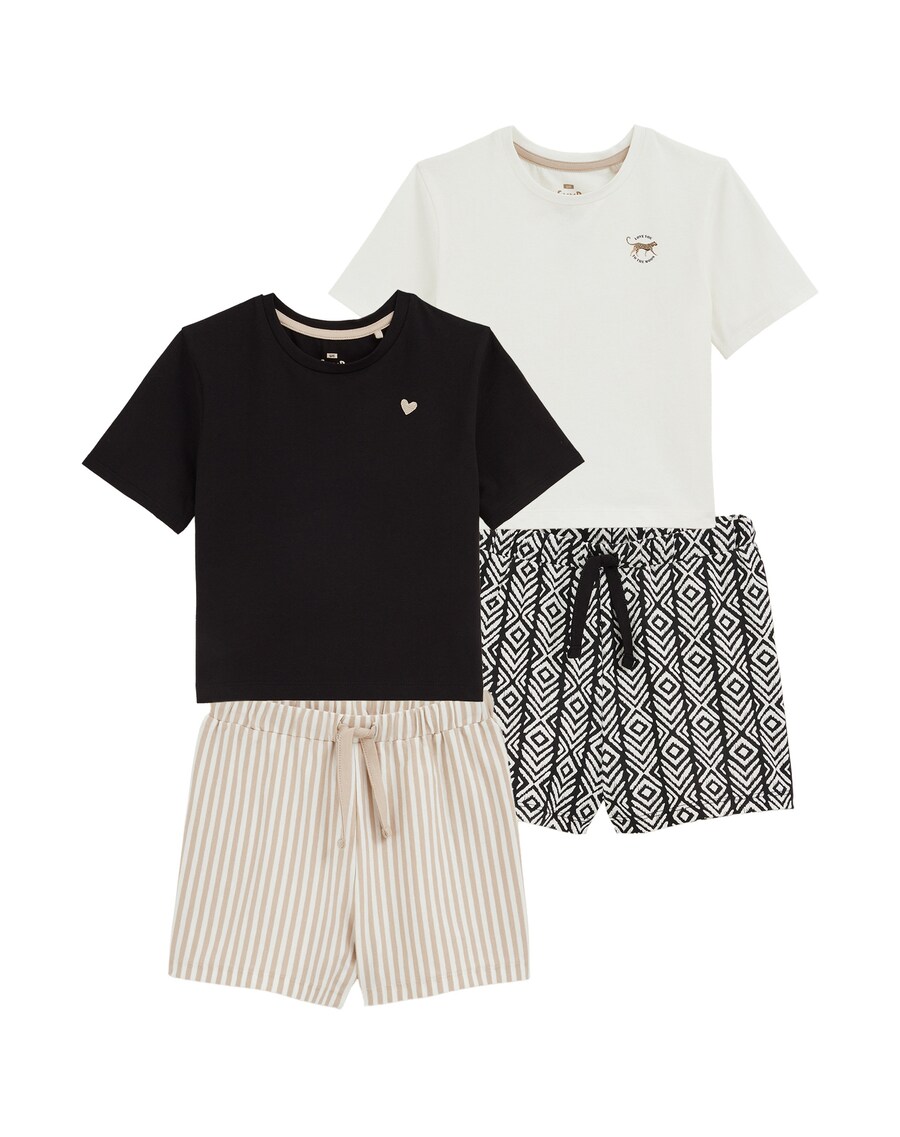 Пижама WE Fashion, черный/белый
Пижама WE Fashion, черный/белый