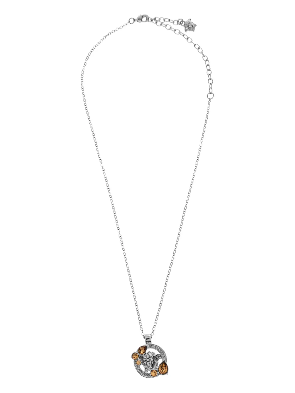 Ожерелье с подвеской Медуза Versace, серебристый
Ожерелье с подвеской Медуза Versace, серебристый