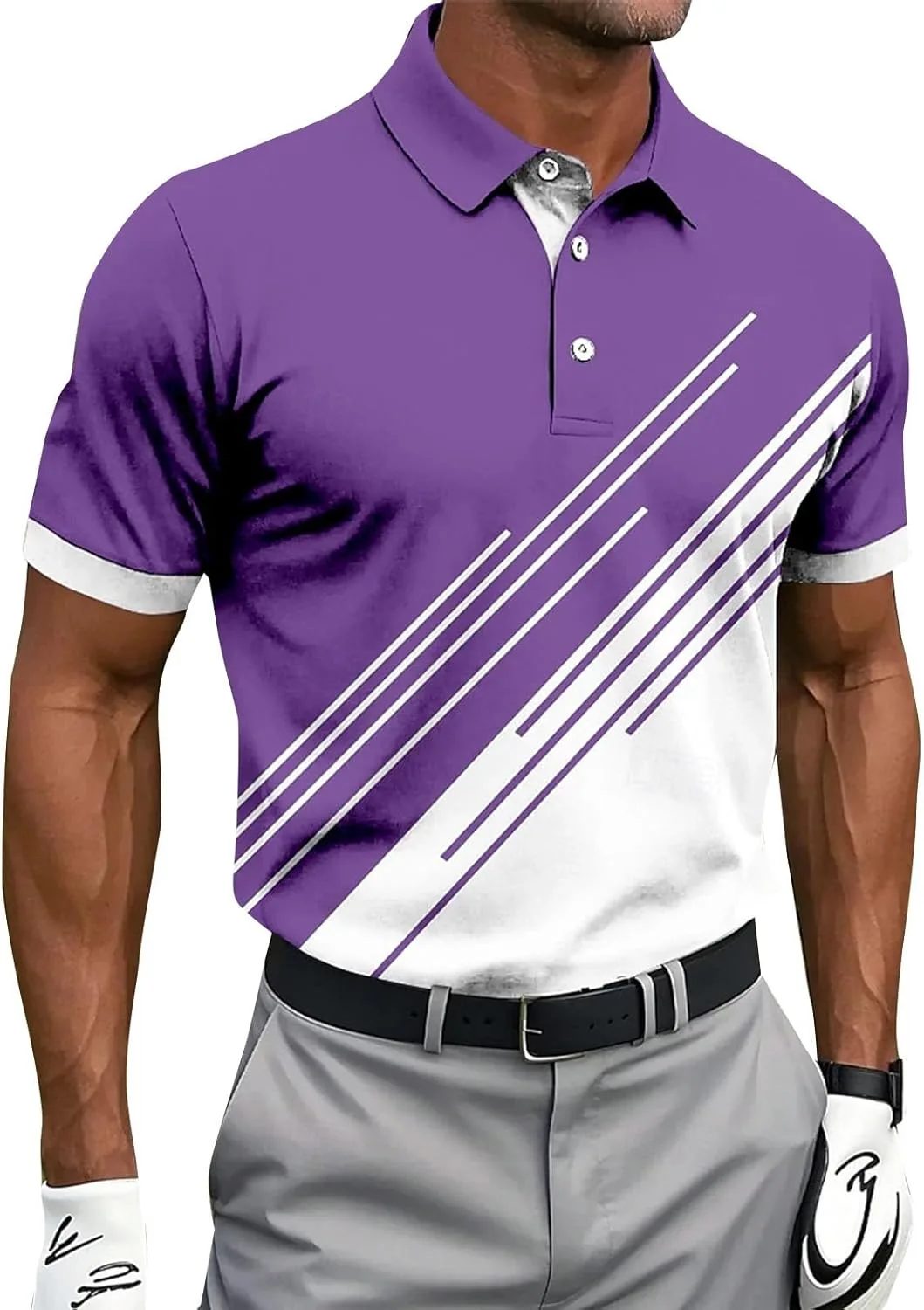 Мужская рубашка с воротником и коротким рукавом Color Block
Мужская рубашка с воротником и коротким рукавом Color Block