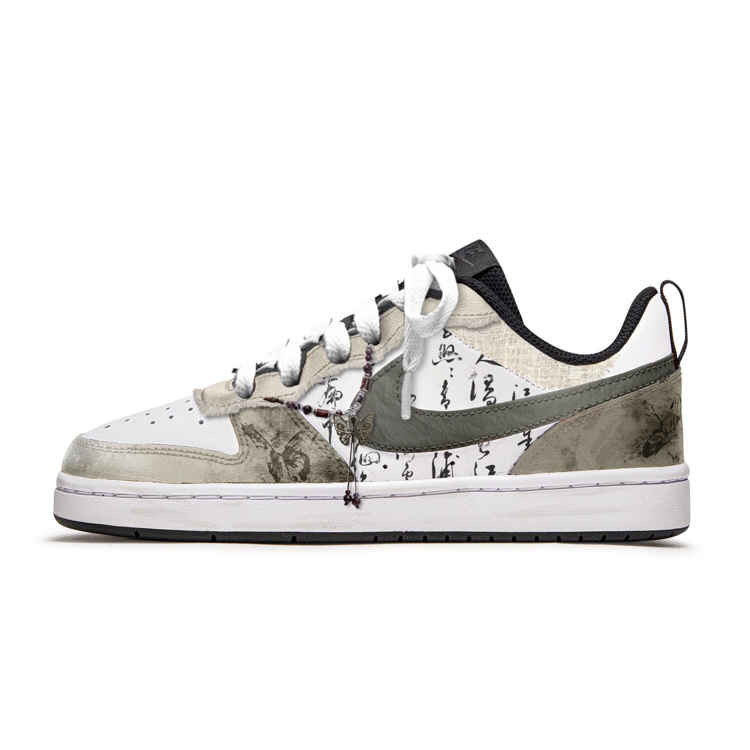 Nike Court Borough Футболка с нарисованной кистью бабочкой противоскользящая износостойкая низкая детская обувь для скейтбординга экрю подростковая
Nike Court Borough Футболка с нарисованной кистью бабочкой противоскользящая износостойкая низкая детская обувь для скейтбординга экрю подростковая