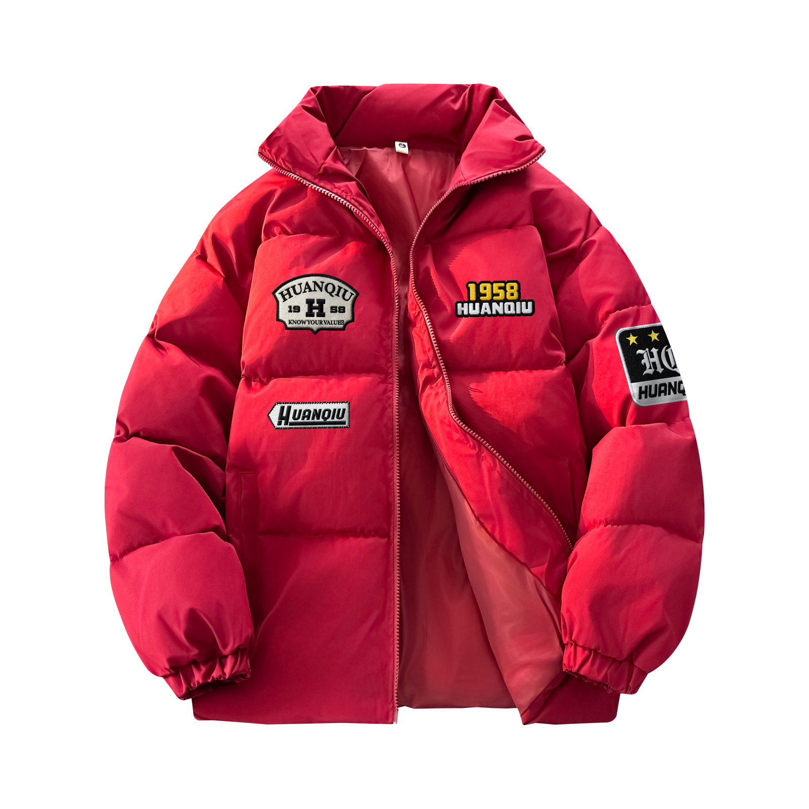 Пуховик Unisex Stand Collar Moderate Padded HUANQIU, maroon
Пуховик Unisex Stand Collar Moderate Padded HUANQIU, maroon