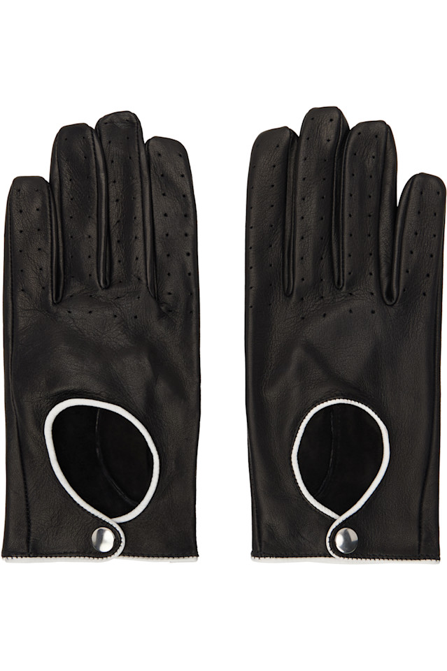 Кожаные перчатки для вождения Ernest W. Baker, черный
Кожаные перчатки для вождения Ernest W. Baker, черный