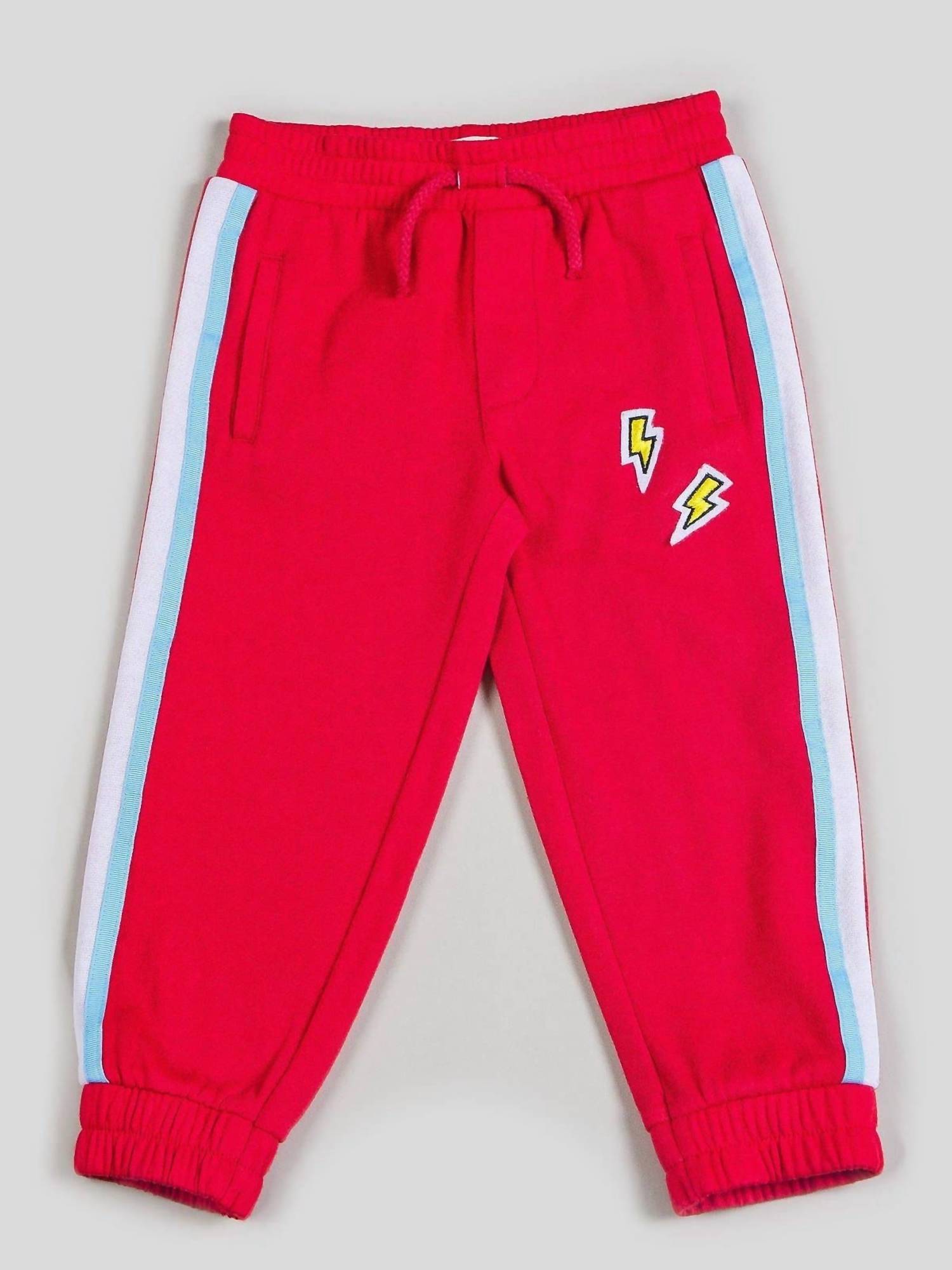 Брюки спортивного костюма для мальчиков красные KINDERKIND
Брюки спортивного костюма для мальчиков красные KINDERKIND