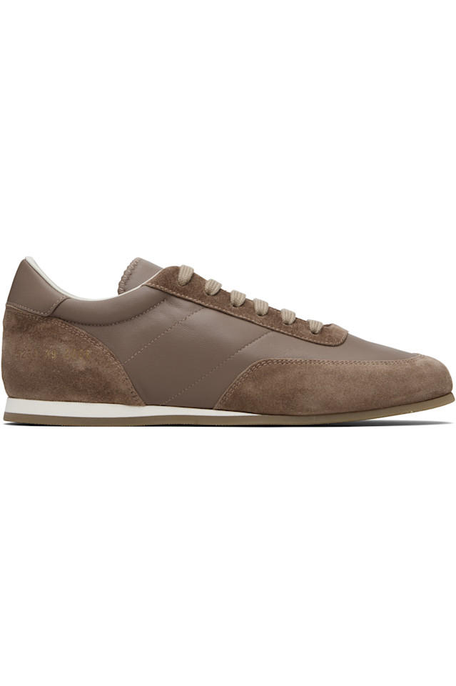 Минималистичные кроссовки для бега Common Projects, серо-коричневый
Минималистичные кроссовки для бега Common Projects, серо-коричневый
