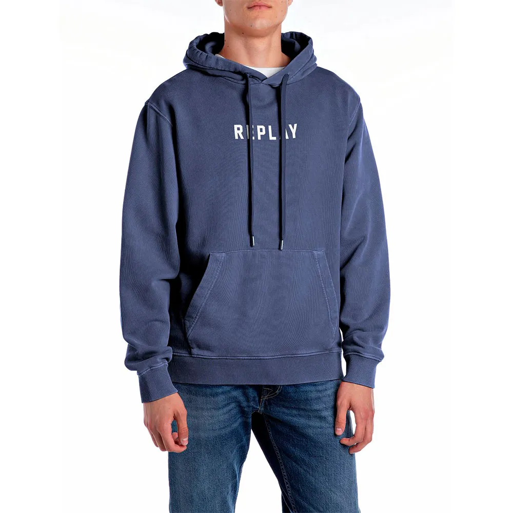Худи Replay M3080.000.23688H, синий 
Худи Replay M3080.000.23688H, синий