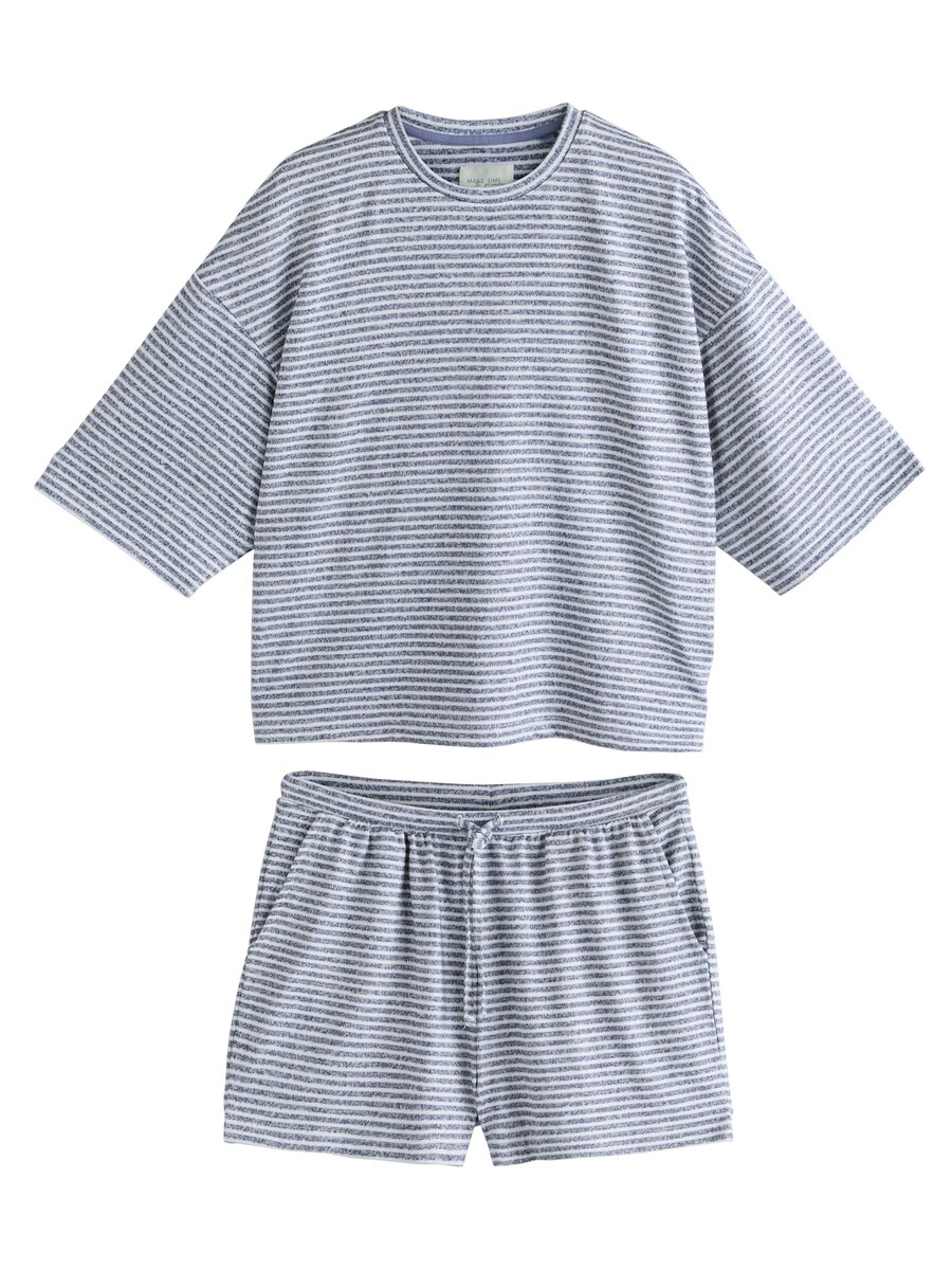 Короткий пижамный комплект Next, антрацит
Короткий пижамный комплект Next, антрацит