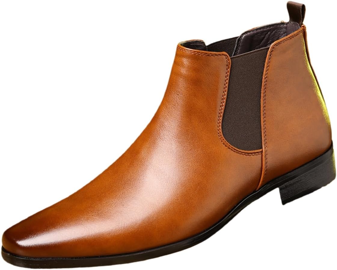 Мужские ботинки Fusecottc с плоской подошвой подходят как для деловой, так и повседневной носки. Имеют эластичный боковой дизайн. Подходят для любого сезона. Также для свадеб, темно-коричневый
Мужские ботинки Fusecottc с плоской подошвой подходят как для деловой, так и повседневной носки. Имеют эластичный боковой дизайн. Подходят для любого сезона. Также для свадеб, темно-коричневый