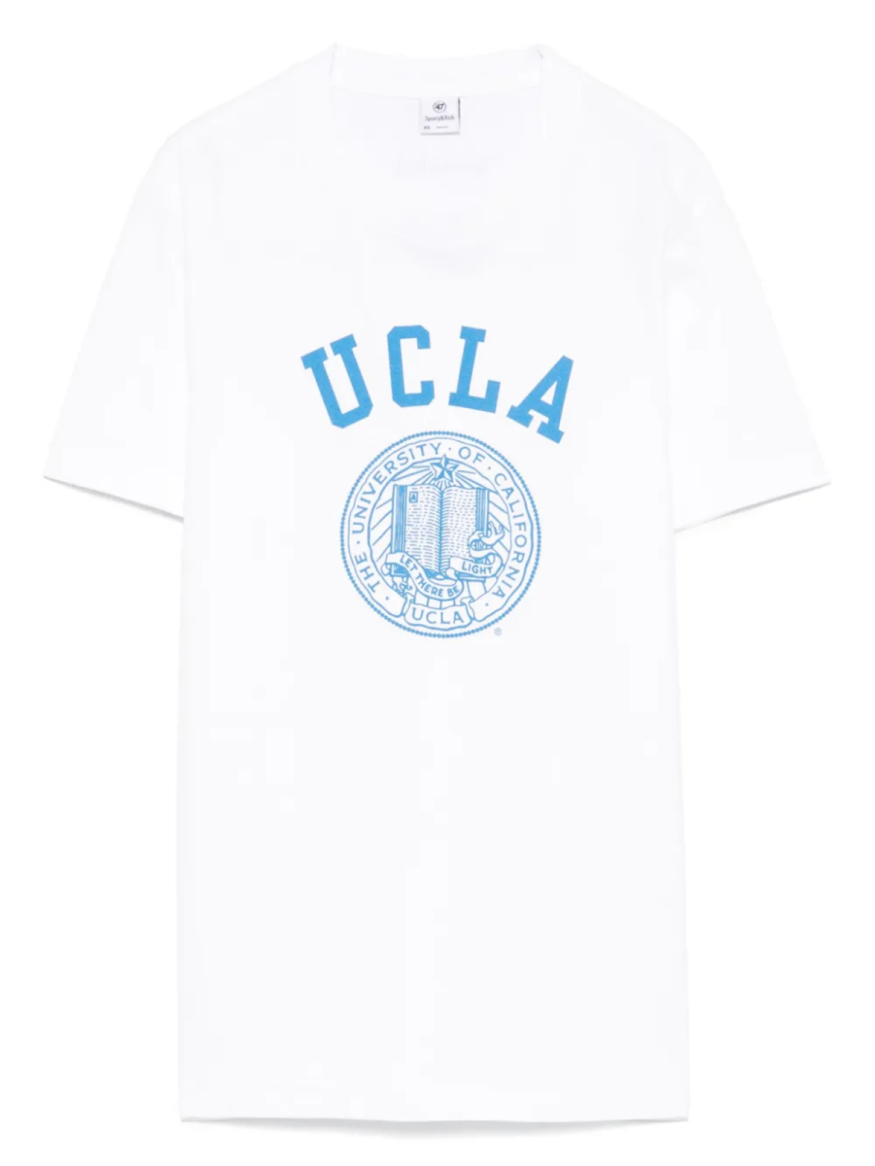 Спортивная и богатая хлопковая футболка Sporty & Rich, белый
Спортивная и богатая хлопковая футболка Sporty & Rich, белый