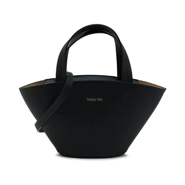 Кожаная большая сумка Patrizia Pepe, черный
Кожаная большая сумка Patrizia Pepe, черный