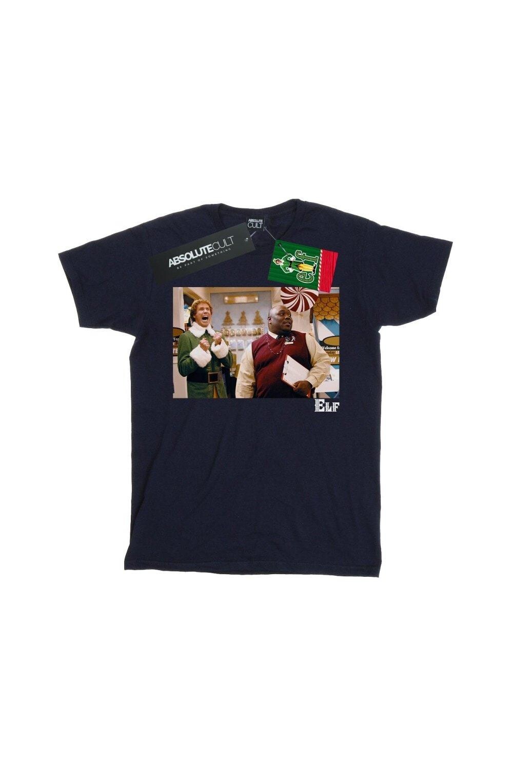 Футболка с надписью «Рождественский магазин» Elf, темно-синий
Футболка с надписью «Рождественский магазин» Elf, темно-синий
