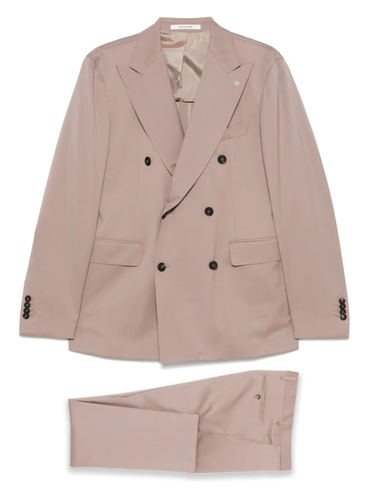 Костюм из вирджинской шерсти Tagliatore, розовый
Костюм из вирджинской шерсти Tagliatore, розовый