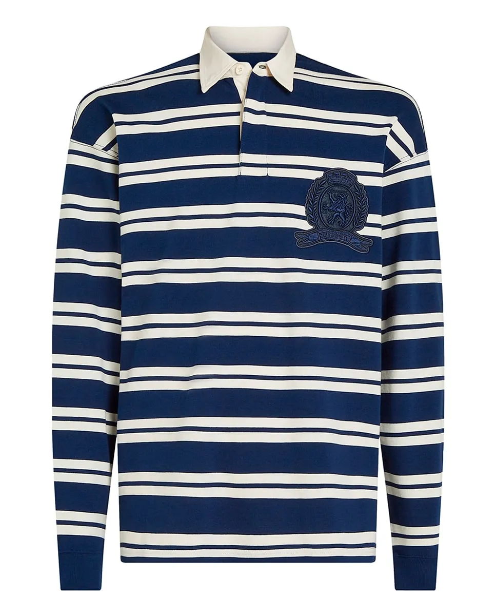 Мужской регби-свитшот в полоску больших размеров Tommy Hilfiger, темно-синий
Мужской регби-свитшот в полоску больших размеров Tommy Hilfiger, темно-синий