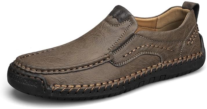 Мужские кожаные слипоны ручной работы с прошивкой, с отделкой для вождения, с вставкой из мемори-пены, повседневные мокасины Generic, хаки
Мужские кожаные слипоны ручной работы с прошивкой, с отделкой для вождения, с вставкой из мемори-пены, повседневные мокасины Generic, хаки