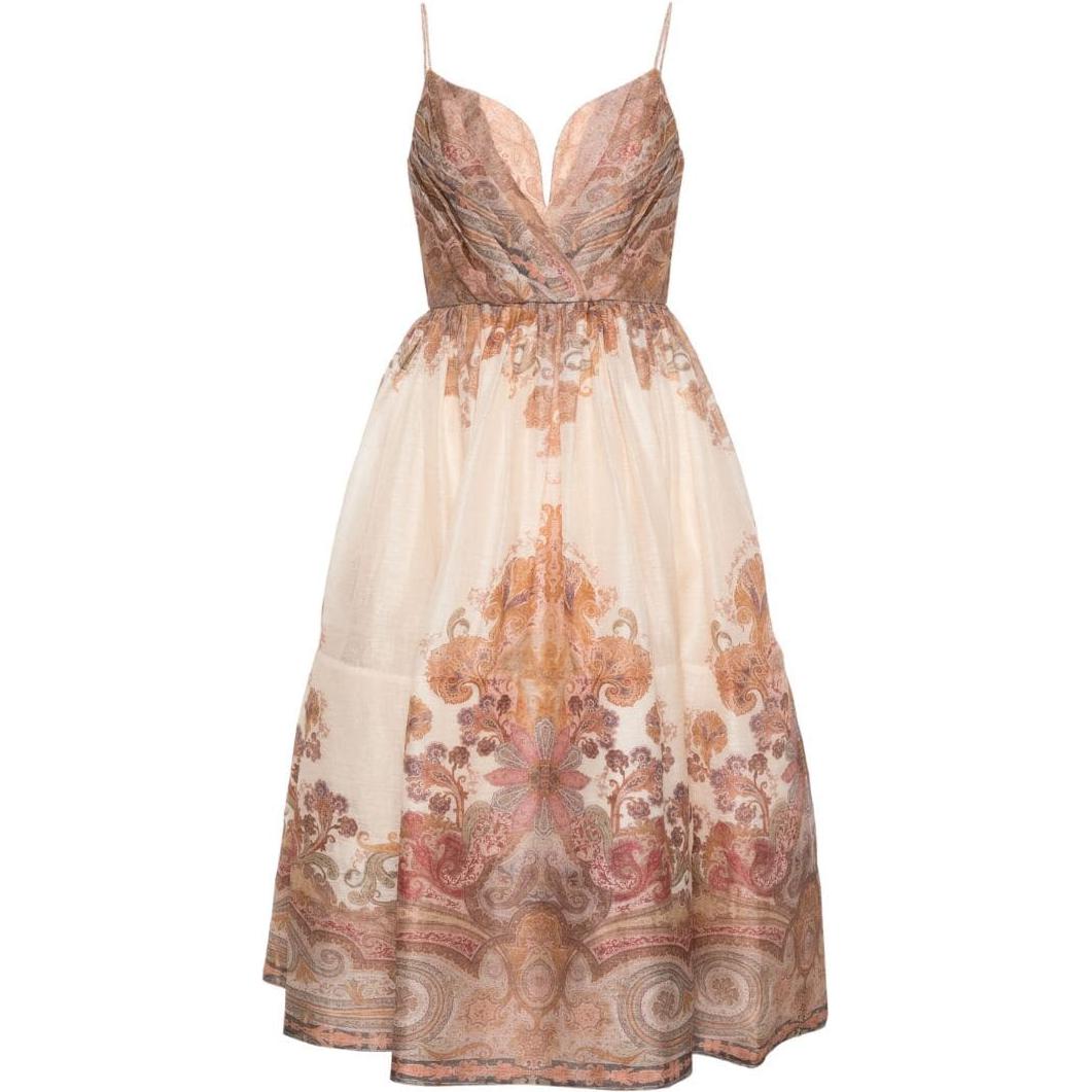 Иллюстрированное миди-платье Zimmermann, бежевый
Иллюстрированное миди-платье Zimmermann, бежевый