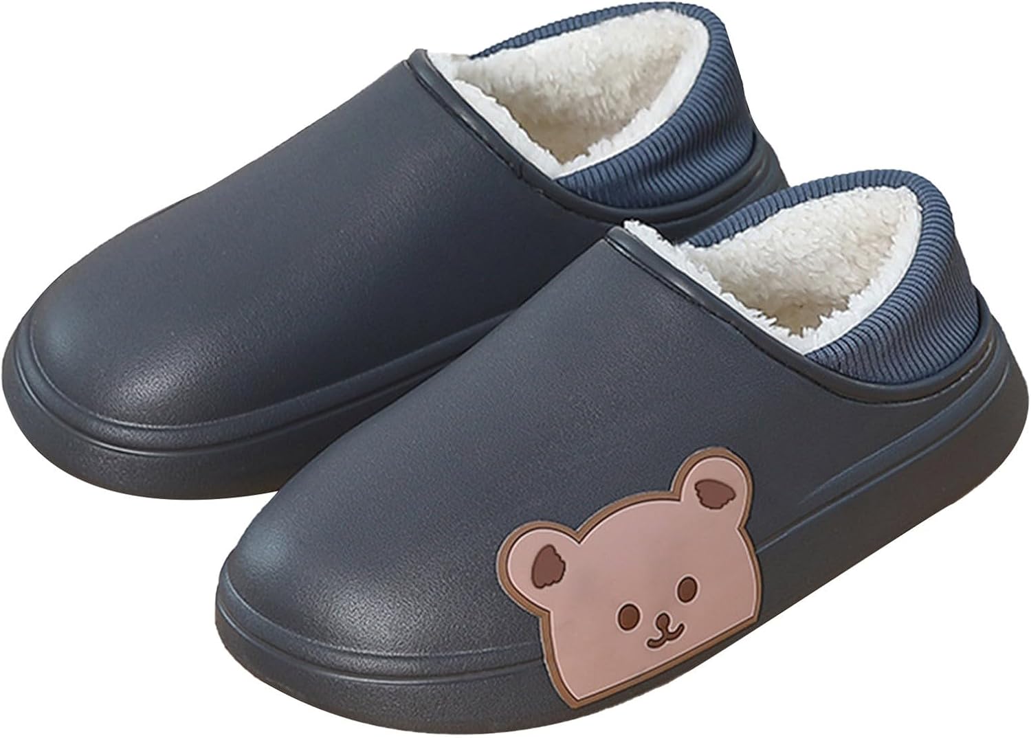 Женские домашние тапочки с рисунком медведя, с меховой подкладкой, с поролоновой стелькой памяти и резиновой нескользящей подошвой Generic, серый
Женские домашние тапочки с рисунком медведя, с меховой подкладкой, с поролоновой стелькой памяти и резиновой нескользящей подошвой Generic, серый