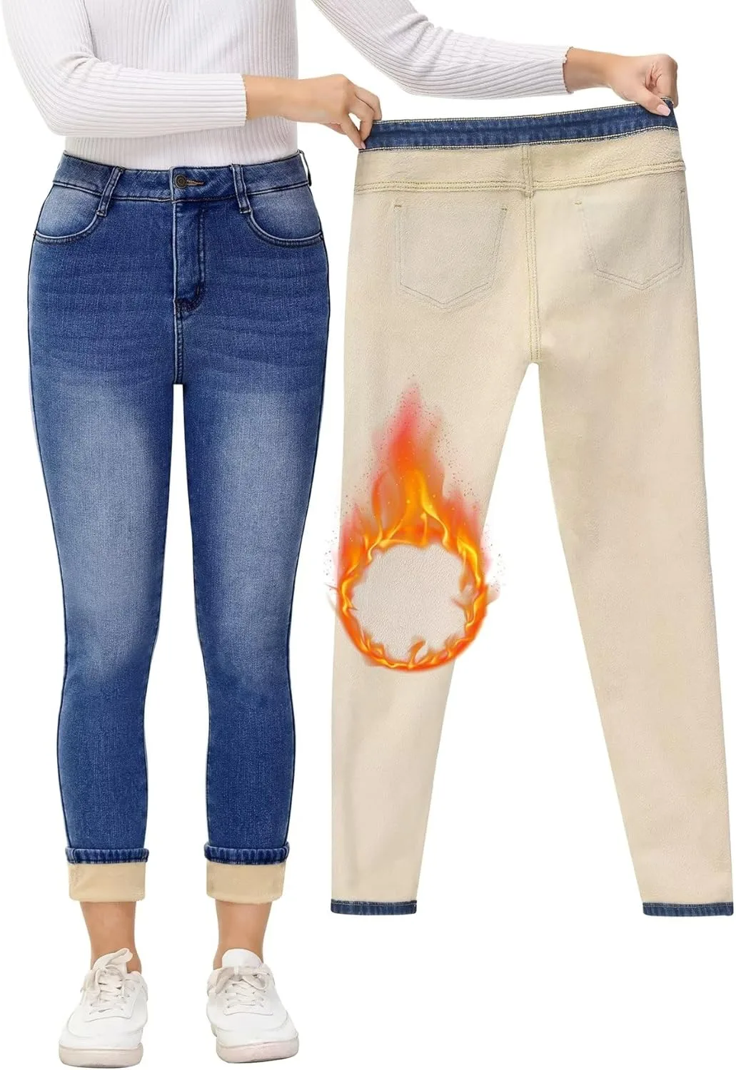 ZQIWIN женские джинсы с флисовой подкладкой, утепленные, 2023
ZQIWIN женские джинсы с флисовой подкладкой, утепленные, 2023