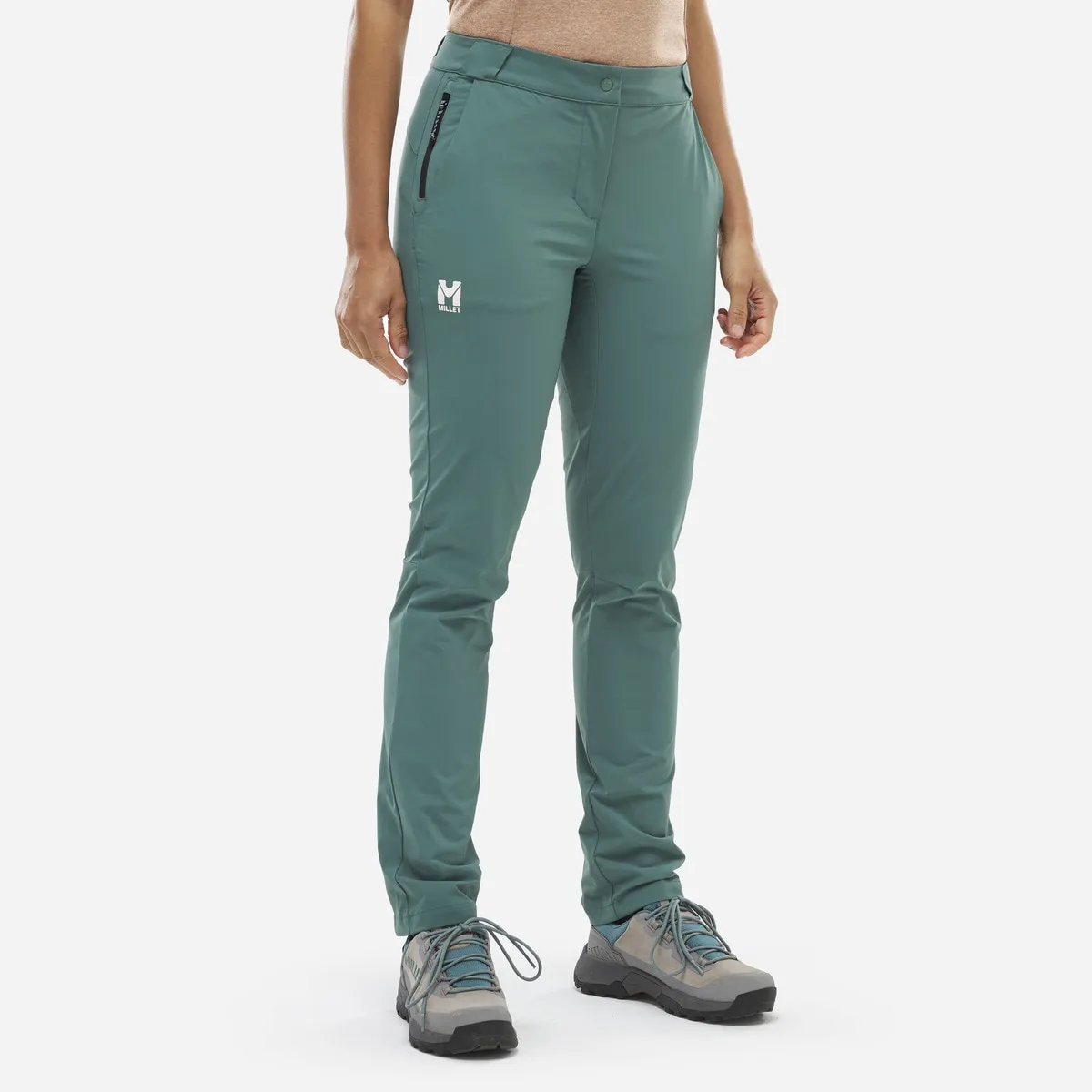 Женские эластичные брюки UBIC STRETCH PANT W Millet, зеленый 
Женские эластичные брюки UBIC STRETCH PANT W Millet, зеленый