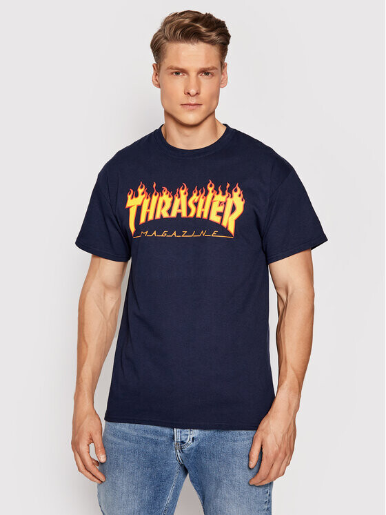 Футболка стандартного кроя Thrasher, синий
Футболка стандартного кроя Thrasher, синий
