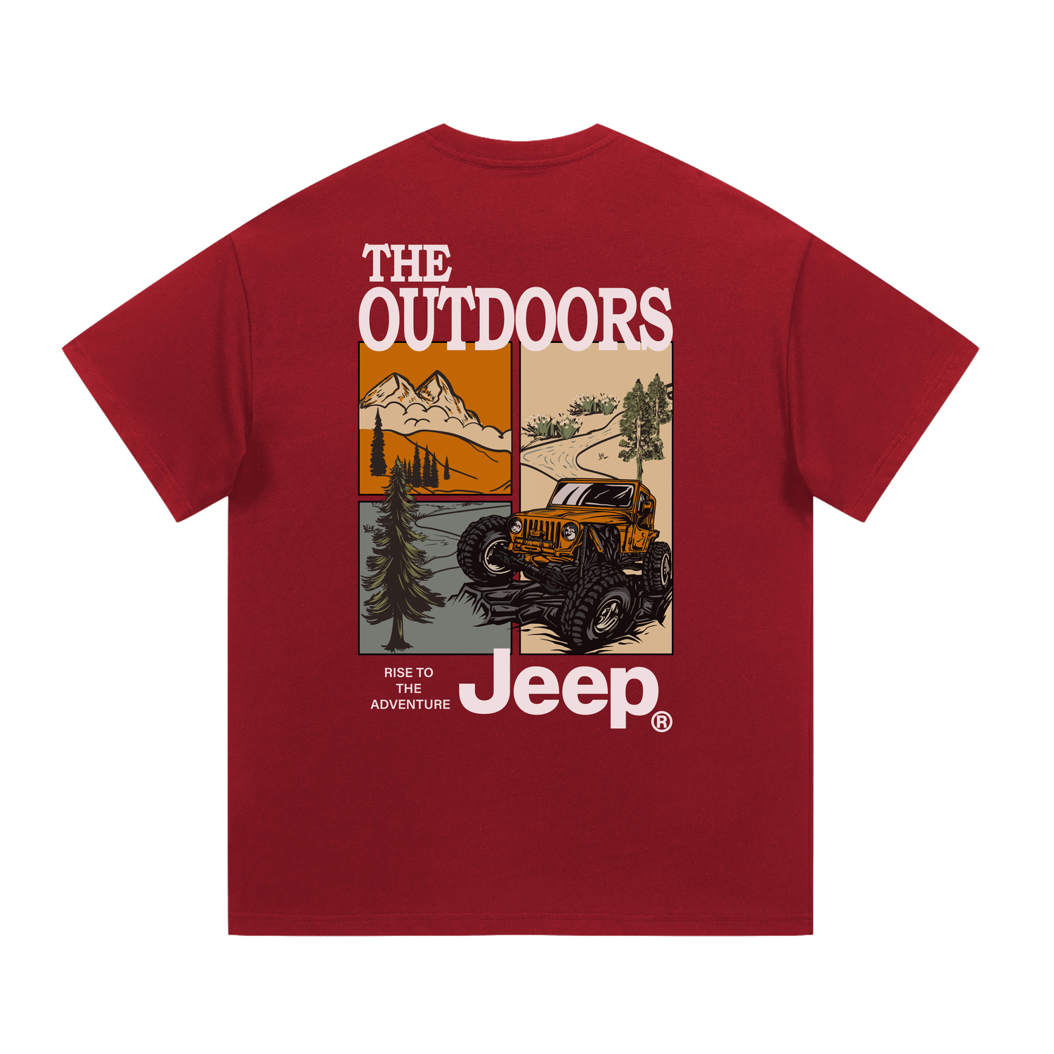Футболка Unisex Crew Neck Moderate Heavyweight Jeep, burgundy
Футболка Unisex Crew Neck Moderate Heavyweight Jeep, burgundy