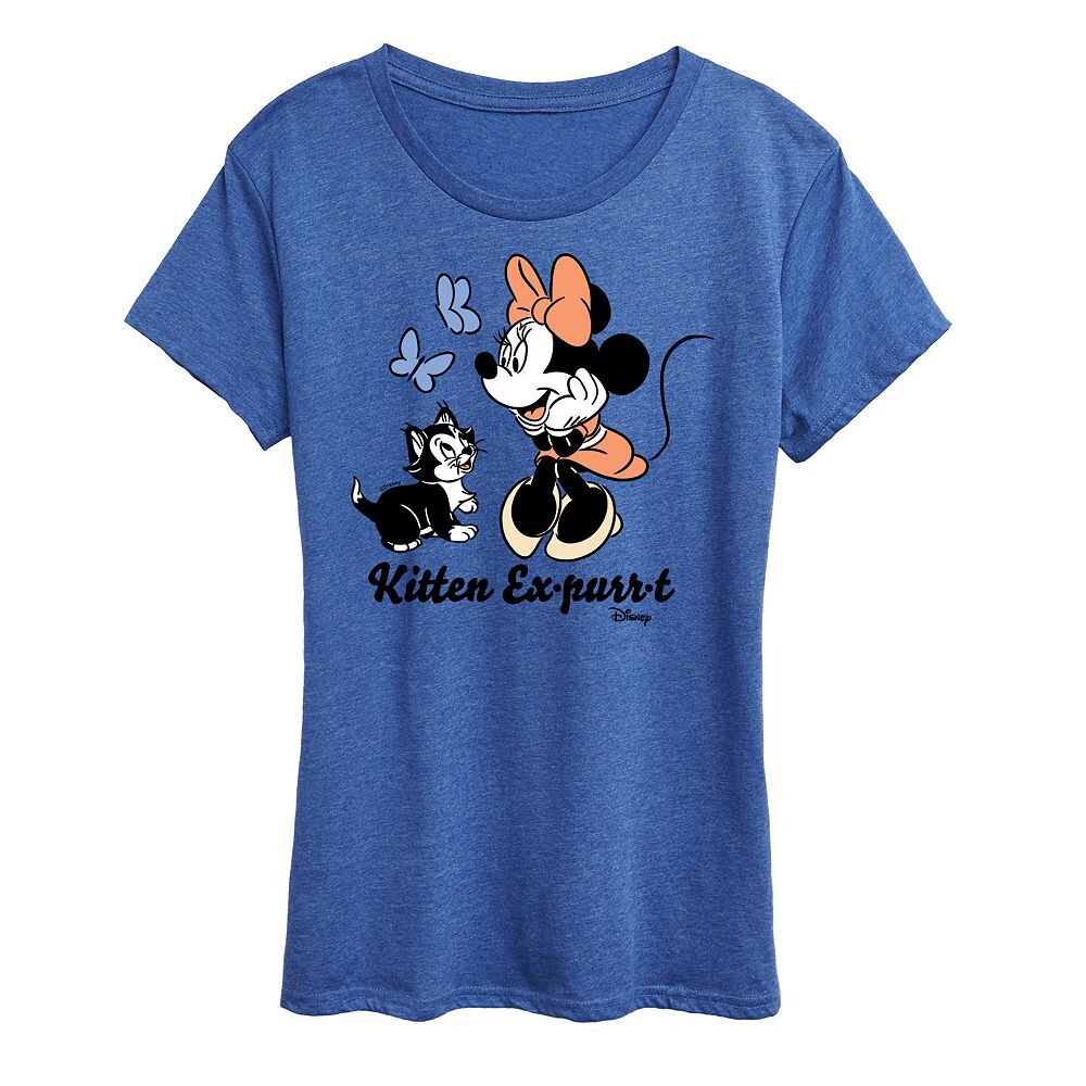 Женская футболка Disney's Minnie Mouse & Figaro с рисунком котенка Expurrt, цвет Heather Royal Blue
Женская футболка Disney's Minnie Mouse & Figaro с рисунком котенка Expurrt, цвет Heather Royal Blue
