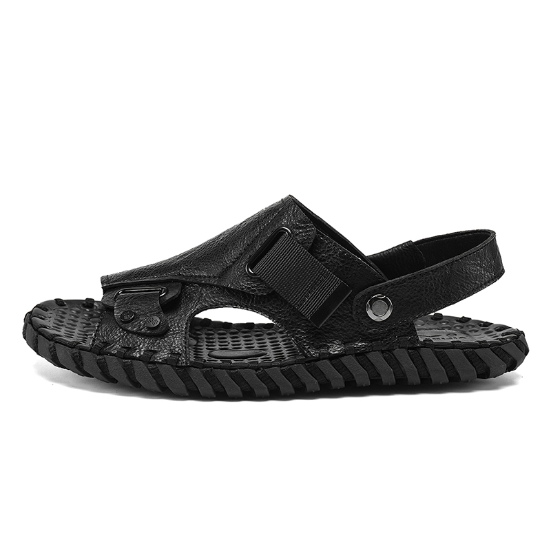 Пляжные шлепанцы мужские черные/красно-коричневые G.N.SHIJIA
Пляжные шлепанцы мужские черные/красно-коричневые G.N.SHIJIA