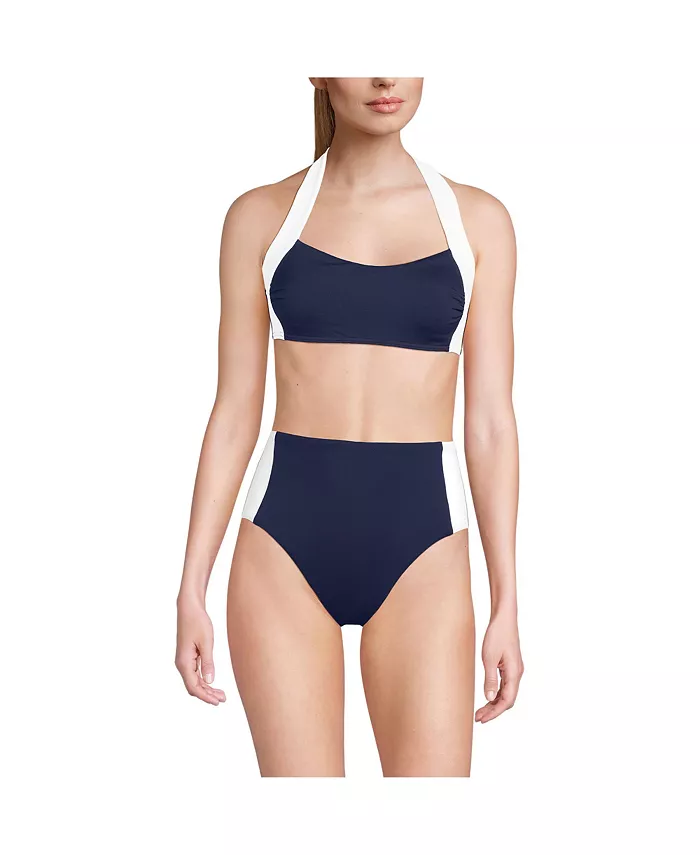 Женский бикини-топ с бретелькой через шею со швом Lands' End, синий
Женский бикини-топ с бретелькой через шею со швом Lands' End, синий