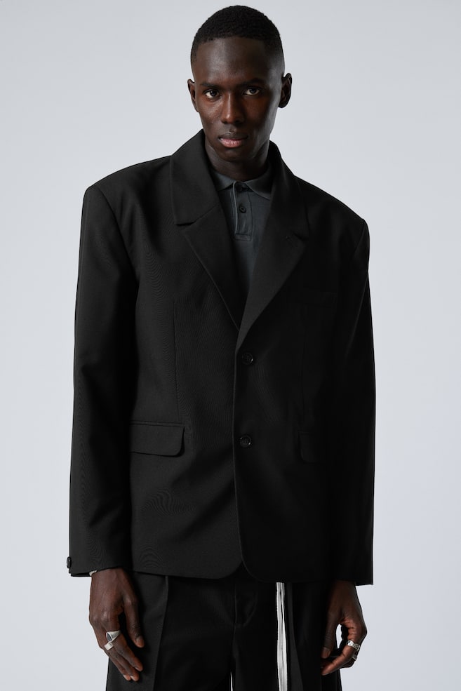 Свободный однобортный пиджак Weekday, черный
Свободный однобортный пиджак Weekday, черный