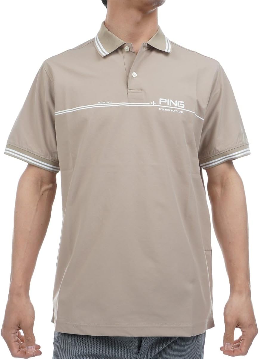 Мужская рубашка-поло с коротким рукавом (влагоотводящая, быстросохнущая) / для гольфа / 621-5160301 Ping Apparel, бежевый
Мужская рубашка-поло с коротким рукавом (влагоотводящая, быстросохнущая) / для гольфа / 621-5160301 Ping Apparel, бежевый