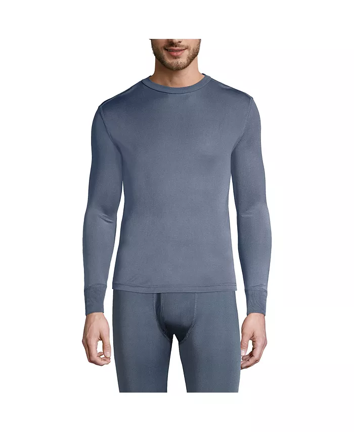 Мужское термобелье из шелка с круглым вырезом Lands' End, серый
Мужское термобелье из шелка с круглым вырезом Lands' End, серый