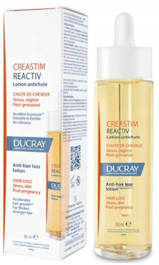 Против выпадения волос, 50 мл Ducray, Creastim Reactiv, Pierre Fabre
Против выпадения волос, 50 мл Ducray, Creastim Reactiv, Pierre Fabre