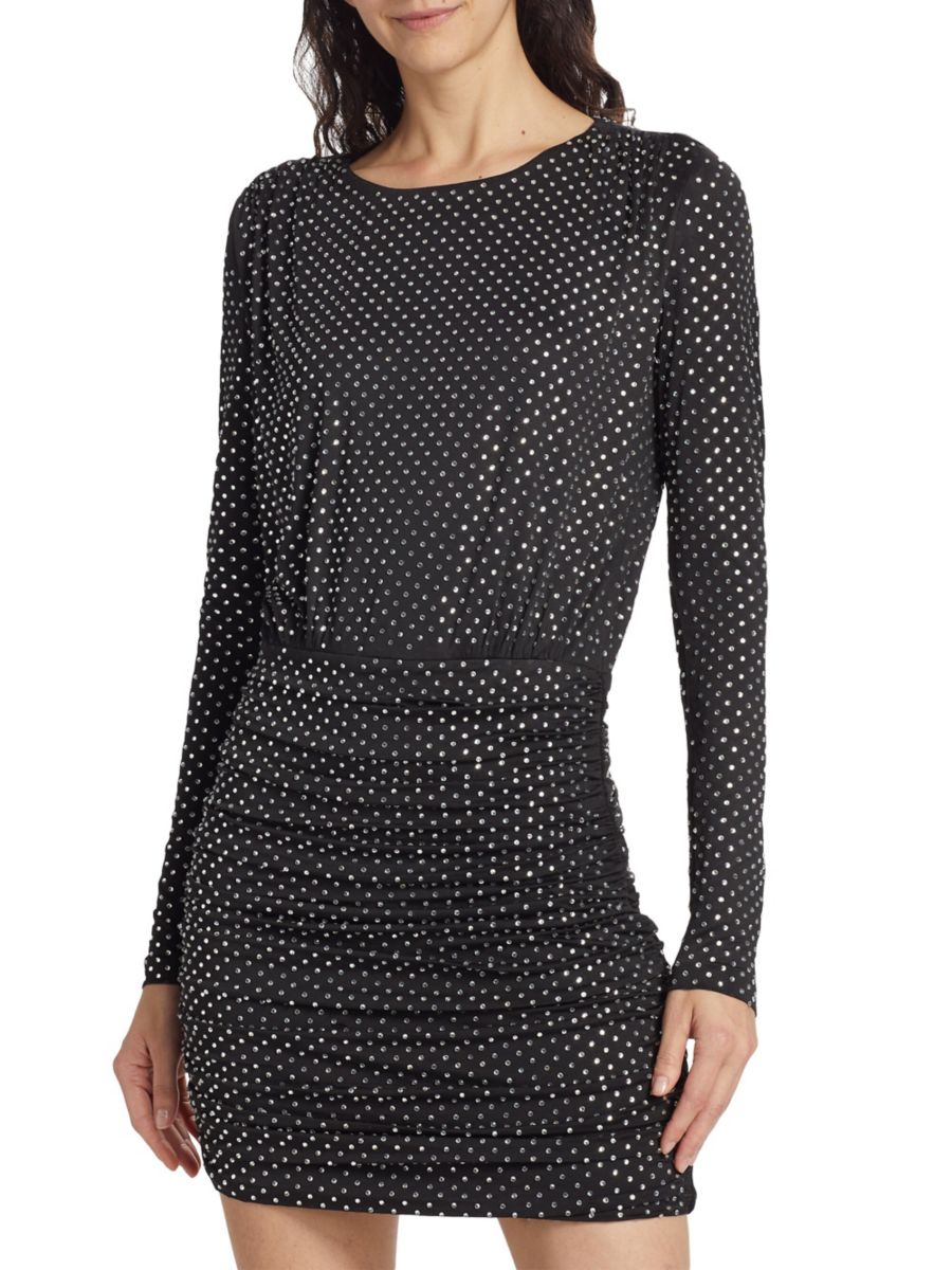 Мини-платье Jessel Diamante Ruched Veronica Beard, черный
Мини-платье Jessel Diamante Ruched Veronica Beard, черный