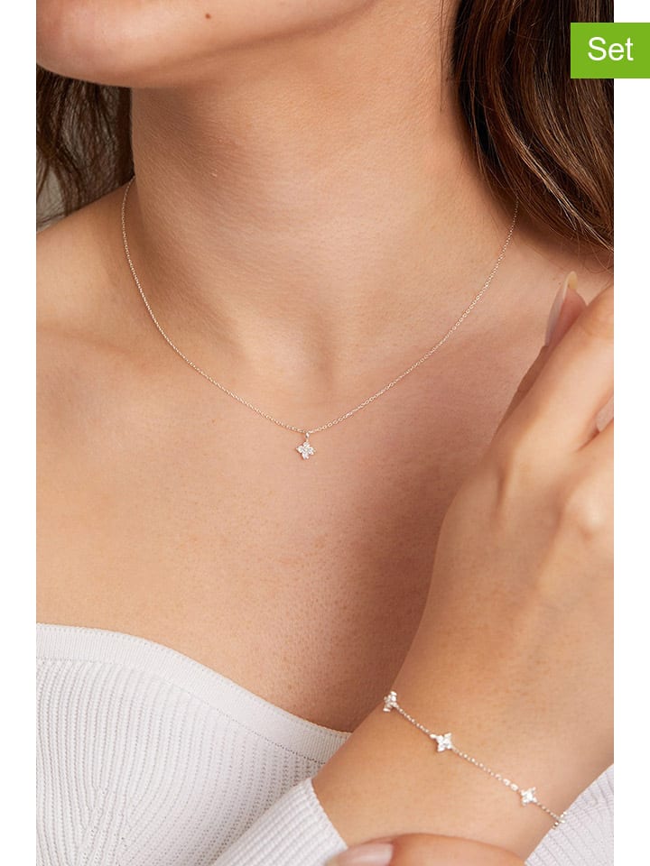 Комплект из двух украшений: колье и браслет Heliophilia
Комплект из двух украшений: колье и браслет Heliophilia