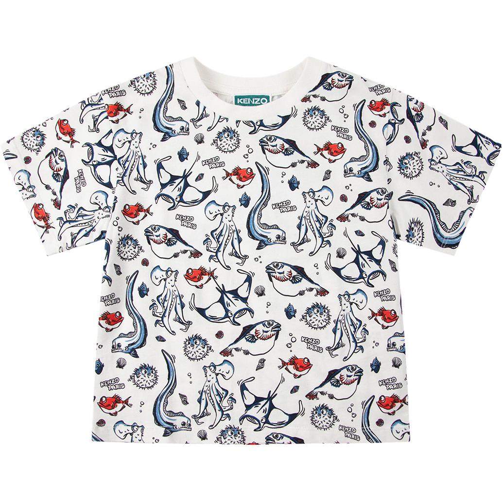 Детская футболка KENZO, белая
Детская футболка KENZO, белая